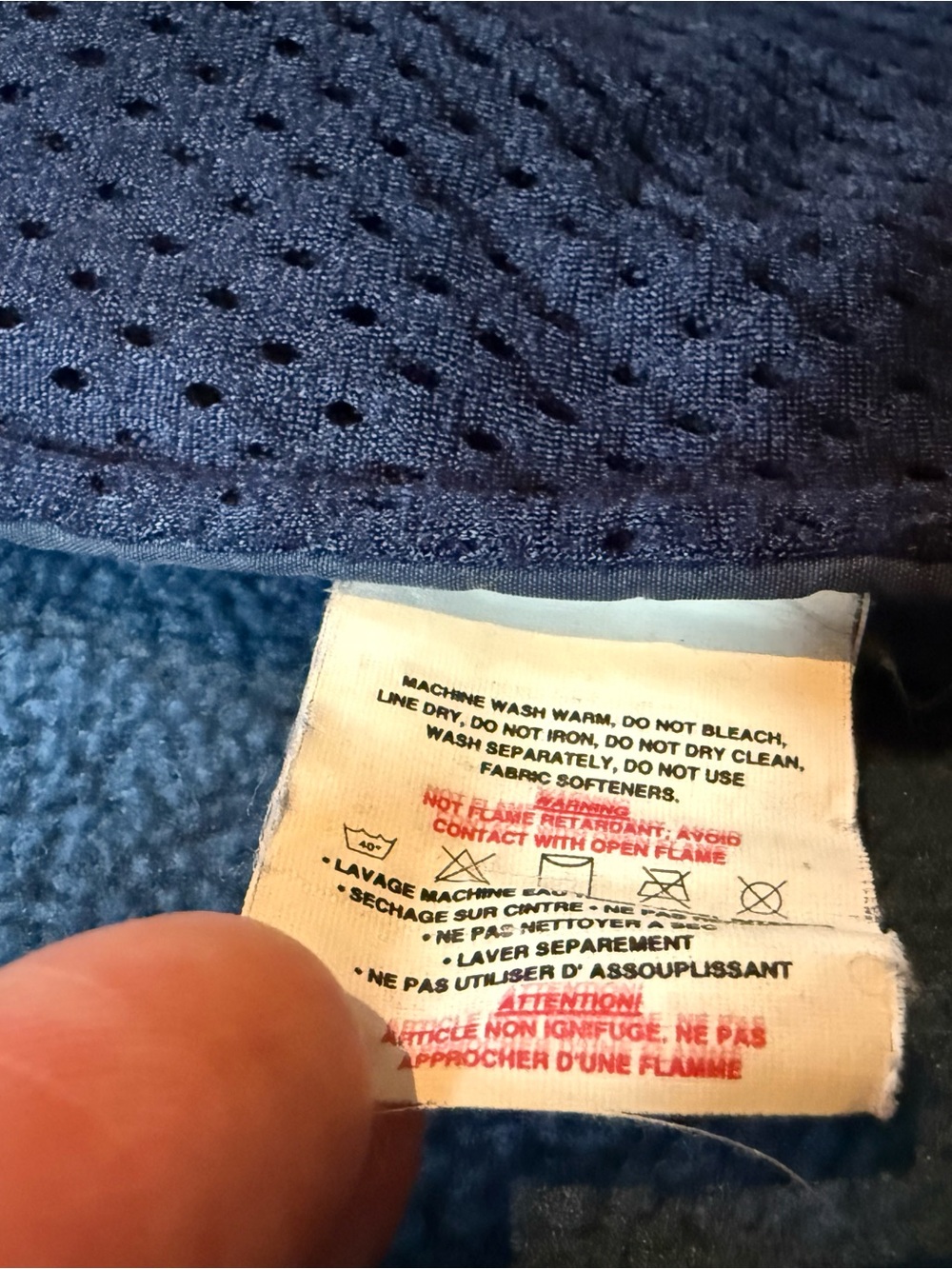 Patagonia Synchilla Fleece Vest Blue Women’s Size M Gorpcore Hike Made in USA - Picture 9 of 10